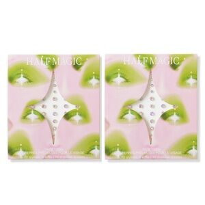 NEW 2x Half Magic Self-Adhesive Face Gems in Iridescent Sparkle 72 Gems Full Siz